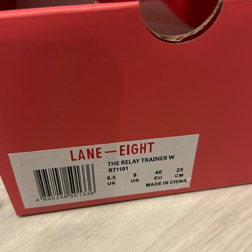 Lane-Eight NWT The Relay Trainer W Sneakers made with recycled Material. - Picture 6 of 12
